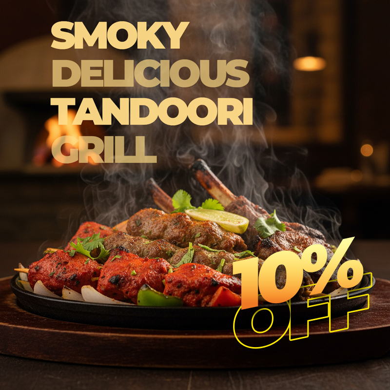 Tandoori dish special offer for Zaal Indian Kitchen takeaway in Alvaston